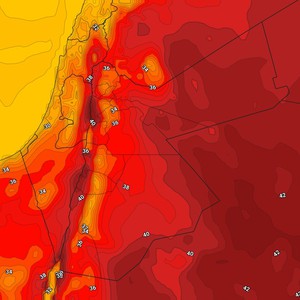 الأردن | ارتفاع قليل آخر على درجات الحرارة الثلاثاء