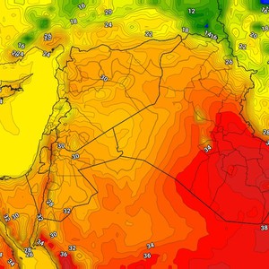 العراق | ارتفاع على درجات الحرارة الأربعاء وفرص الغُبار لاتزال مُستمرة  