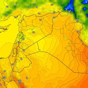 العراق | انخفاض على درجات الحرارة الخميس مع هطول زخات من الأمطار على بعض المناطق