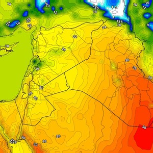 العراق | بدء تأثر الدولة بكتلة هوائية حارة نسبياً وارتفاع واضح على درجات الحرارة الخميس    