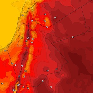 الأردن | اقتراب كتلة هوائية حارة من المملكة الاربعاء 