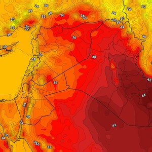 الأردن | ارتفاع طفيف على درجات الحرارة في عطلة نهاية الأسبوع مع بقاء الأجواء صيفية اعتيادية