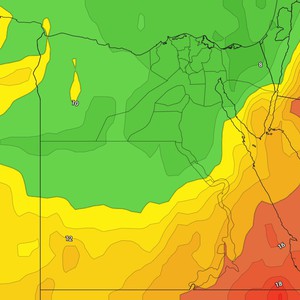 مصر | انخفاض على درجات الحرارة وزخات من الأمطار نهاية الأسبوع 