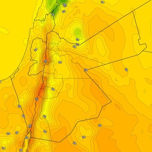 الاردن | انخفاض على درجات الحرارة الأربعاء مع هبوب للرياح الشمالية الغربية