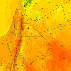 الاردن | استمرار فرص هطول زخات الأمطار في بعض المناطق الاثنين