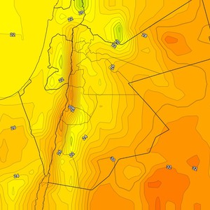المزيد من الانخفاض على الحرارة ليلة الثلاثاء/الأربعاء وازدياد تأثر المملكة بكتلة هوائية معتدلة غداً