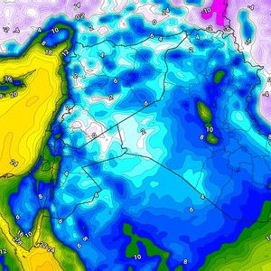 العراق | تزايد تأثر الجمهورية بالموجة الباردة الأربعاء والصغرى تنخفض إلى 11 مئوية في بغداد