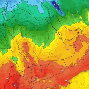الكويت - نهاية الأسبوع | انخفاض على درجات الحرارة وطقس شديد البرودة ليلاً  