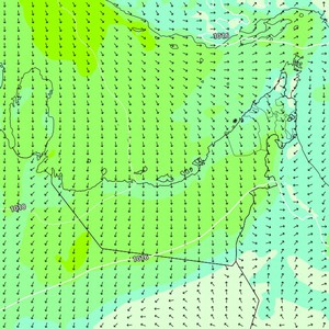 الإمارات - المركز الوطني | انخفاض ملحوظ على درجات الحرارة وبحر شديد الاضطراب الأيام القادمة  
