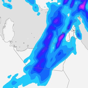 الإمارات: طقس غير مستقر نهار اليوم يسبق ذروة تأثير المنخفض الجوي ليلًا