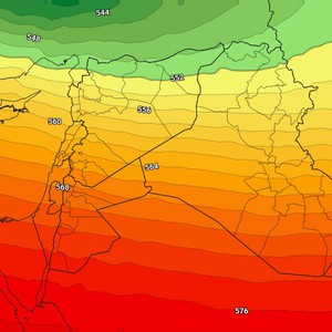 الأردن - نهاية الأسبوع | درجات الحرارة ترتفع لكنها تبقى ضمن المستويات الشتوية واحتمالية ضعيفة لزخات محلية من الأمطار شمالاً 