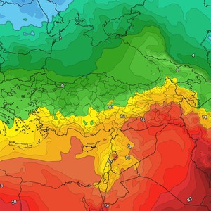 امتداد منخفض جوي يسبب زخات أمطار على سواحل سوريا ولبنان الأيام القادمة