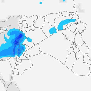 Jordan | Westerly humid air currents reduce temperatures and showers of rain in some areas on Sunday