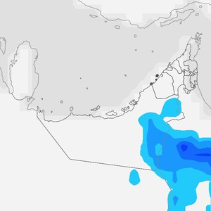 الإمارات - المركز الوطني للأرصاد | فرصة لتكون بعض السحب الركامية الممطرة على هذه المناطق في قادم الأيام     