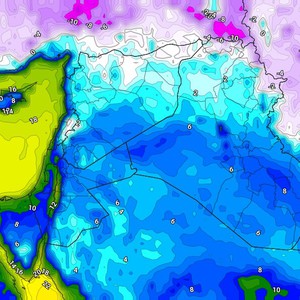 العراق | استمرار الأجواء شديدة البرودة ليلاً وفي الصباح الباكر وفرص الصقيع مستمرة نهاية الأسبوع