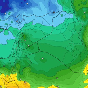 الأردن - نهاية الأسبوع | بقايا الكتلة الهوائية الباردة الجمعة واستقرار الطقس مع ارتفاع درجات الحرارة السبت 