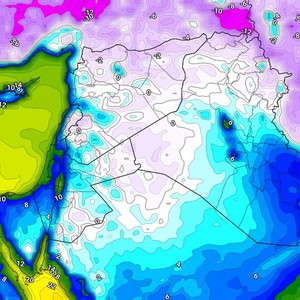 العراق | توضع الكتلة الهوائية السيبيرية شديدة البرودة فوق الجمهورية وطقس بارد وأشبه بالشتوي في مختلف المناطق