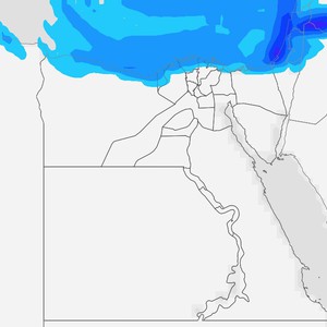 ازدياد في فرص تساقط الأمطار على مناطق من شمال مصر حتى الثلاثاء القادم