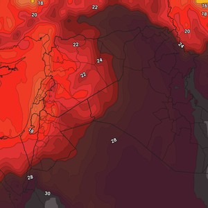 الأردن: انخفاض متسارع على درجات الحرارة الليلة وانحسار الموجة الحارة بشكل تام السبت