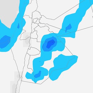 الأردن | أجواء باردة وتيارات هوائية رطبة اعتباراً من عصر ومساء الثلاثاء مع فُرصة لزخات متفرقة من الأمطار في بعض المناطق