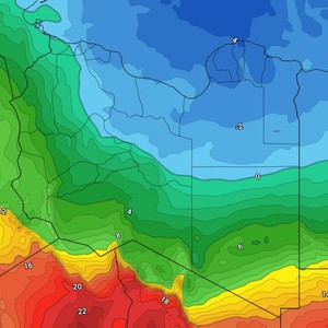 ليبيا | كتلة هوائية شديدة البرودة وقطبية المنشأ تؤثر على الدولة وتوقعات بزخات من الأمطار وثلوج نادرة في بعض المناطق 