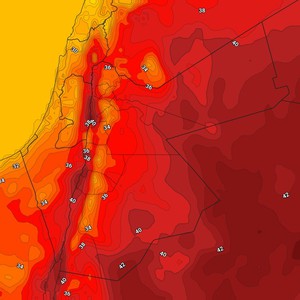 الأردن | في أول أيام الموجة الحارة طقس حار ومُزعج فوق عموم مناطق المملكة الأربعاء  