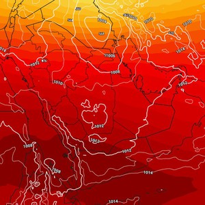 النشرة الأسبوعية للكويت | اول مُنخفض جوي خماسيني يؤثر على الدولة مطلع الأسبوع وعودة ارتفاع تركيز الغُبار في الأجواء   