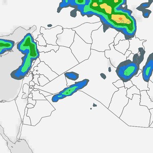 العراق | استمرار فرص هطول زخات من الأمطار على مناطق عشوائية الثلاثاء قد تكون رعدية أحياناً  