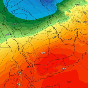 الكويت | فرصة لزخات محلية من الأمطار نهار الإثنين ورياح شديدة البرودة تنساب نحو الدولة ليلاً  