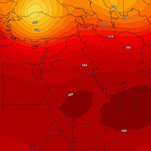 تحليل منظومة جوية |منظومة من الضغط الجوي المنخفض تؤثر على بلاد الشام ترتفع معها فرص الأمطار