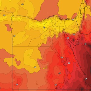 النشرة الأسبوعية - مصر | درجات الحراره حول مُعدلاتها وتنبيه من برودة الطقس ليلاً على بعض المناطق     