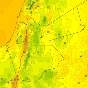 الأردن | ليالي نهاية الأسبوع تميل للبرودة في هذه المناطق وأجواء رطبة عمومًا