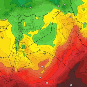 الأردن - نهاية الأسبوع | درجات الحرارة تقترب من مُعدلاتها الطبيعية وليالي باردة ورطبة تستدعي ارتداء معطف    
