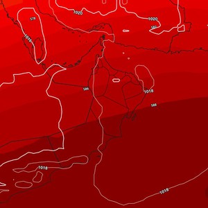 الامارت | امتداد المرتفع الجوي المداري وارتفاع على درجات الحرارة عطلة نهاية الأسبوع