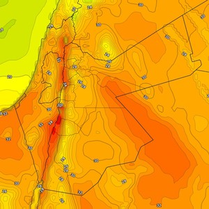 الأردن | أجواء دافئة في أغلب المناطق يومي الإثنين و الثلاثاء و انخفاض ملحوظ على درجات الحرارة يوم الأربعاء