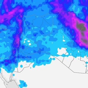 The rainy weather continues... A new low-pressure system is affecting the Levant region, bringing renewed rainfall on Sunday.