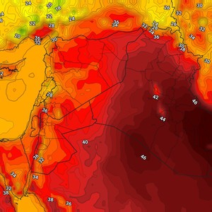 العراق | عودة درجات الحرارة للارتفاع وفرصة لزخات محلية من الأمطار على بعض المناطق الأربعاء 