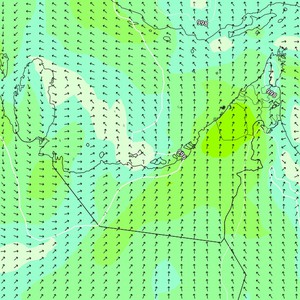 طقس الإمارات خلال عطلة نهاية الأسبوع | رياح جنوبية مثيرة للغبار صباح السبت