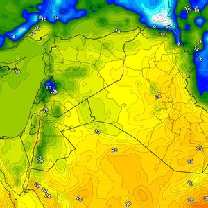 الأردن | طقس بارد نسبياً فوق المرتفعات الجبلية ولطيف في بقية المناطق الأيام القادمة