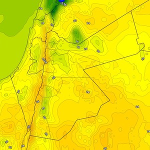 الأردن | ارتفاع تدريجي على درجات الحرارة الأربعاء والخميس وانتشار كميات كبيرة من السُحب المتوسطة والعالية