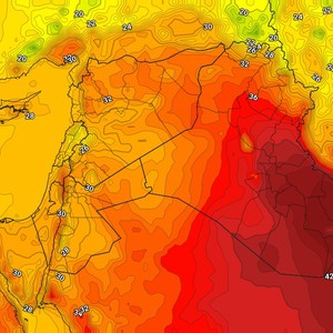 الكويت | طقس مُستقر ودرجات الحرارة تلامس مُنتصف ال40 مئوية مع استمرار هبوب الرياح النشطة      