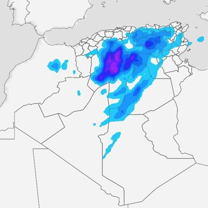 الجزائر | استمرار الاضطرابات الجوية التي تتسم بالشدة الأربعاء وتنبيه من سيول جارفة