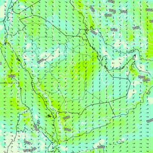 اليمن - نهاية الأسبوع | رياح شمالية شرقية مُثيرة للأتربة والغُبار وبقاء فرص الأمطار على المرتفعات الغربية     