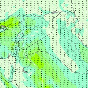 إستقرار الطقس يوم الأحد وحتى مساء الإثنين مؤقتاً، ونشاط سرعة الرياح الشرقية على فترات