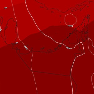 Emirates - The National Center | Strong winds and turbulent seas on Monday, and a retreat in the winds is expected on Tuesday