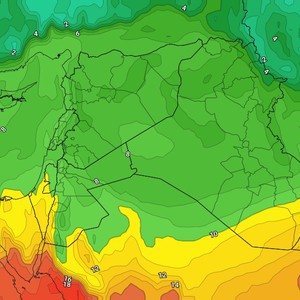 الأردن: موجة برد مبكرة تؤثر على المملكة مترافقة مع نشاط كبير للرياح ودرجات حرارة محسوسة منخفضة للغاية ليلاً بدءاً من عصر الثلاثاء تستدعي ارتداء ملابس دافئة
