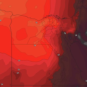 مصر | استمرار تأثر الجمهورية بالتيارات الهوائية الشمالية الغربية الرطبة خلال نهاية الاسبوع
