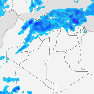 الأربعاء و الخميس | أمطار رعدية على الجزائر العاصمة و أجزاء من تونس
