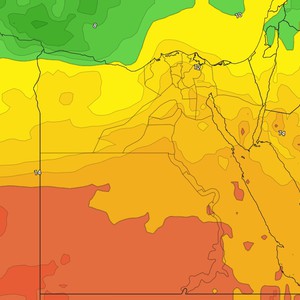 مصر | للاسبوع الثاني على التوالي غياب الفعاليات الجوية الرئيسية وفُرص ضعيفة ومحدودة للأمطار