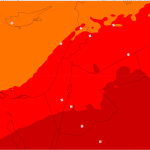 طقس معتدل الى حار نسبيا  خلال الأيام القادمة في فلسطين 